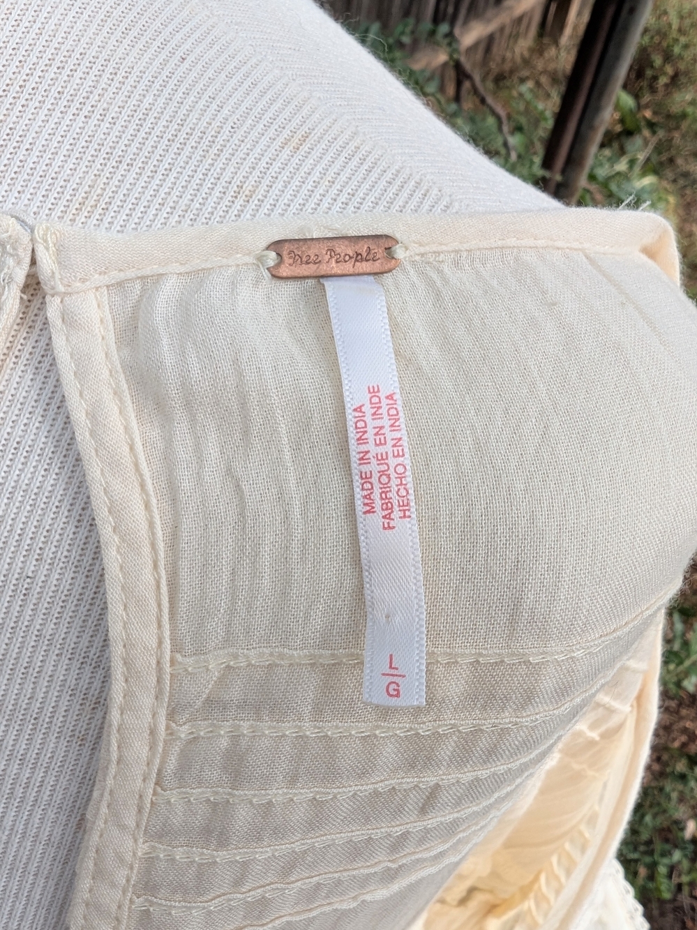 Free People Cream Drop Waist Maxi Dress - Picture 8 of 11